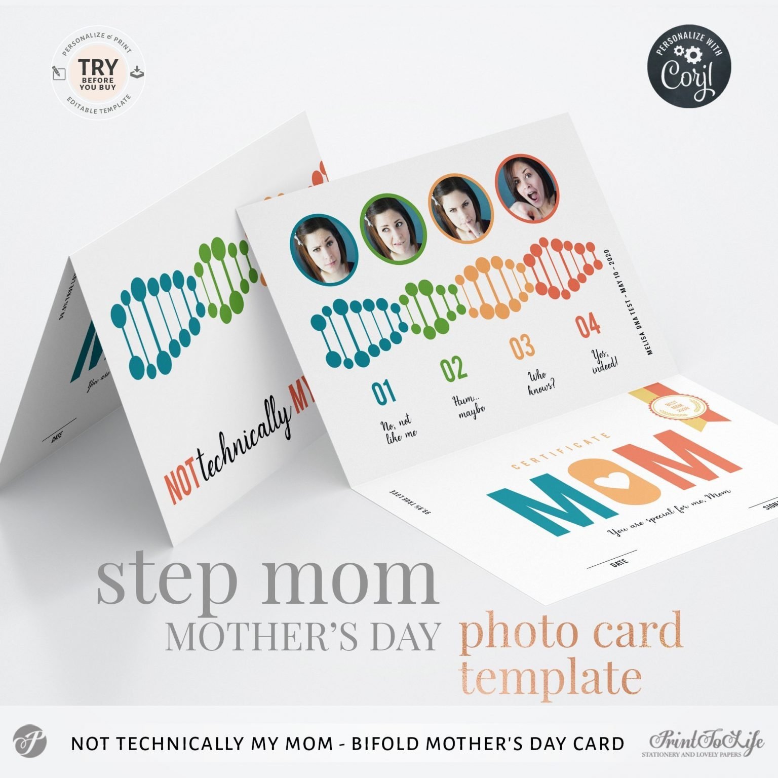 Personalized Mother's Day Cards - Printolife