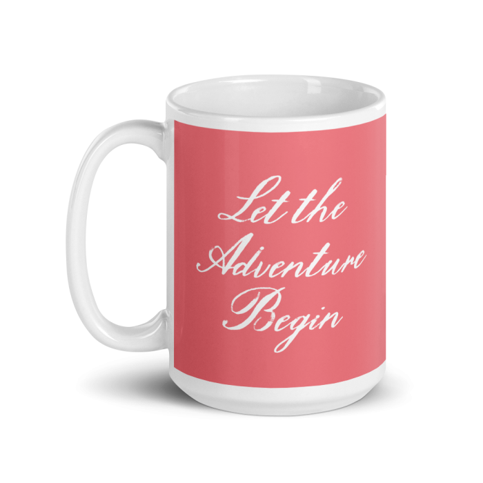 Monogrammed Pink Wedding Mug | Personalized Gift | 1 Custom Mug 11-15oz | Rustic floral style 02 3